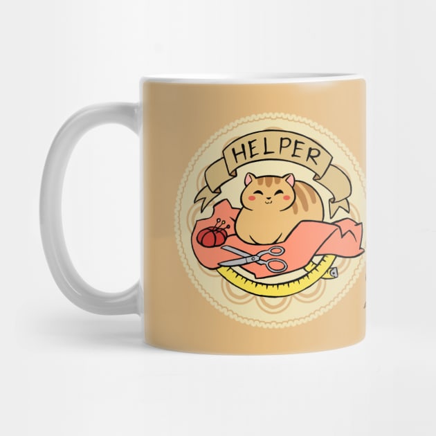 Cat Helper Mug by aimeekitty